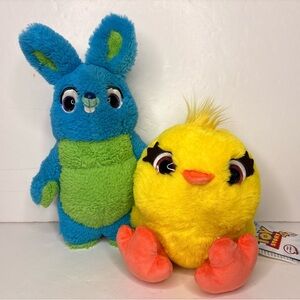 Toy story ducky and bunny plush set